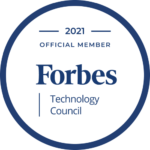 Forbes Tech Council Digital for 2021 Members FTC Badge Circle Blue 2021