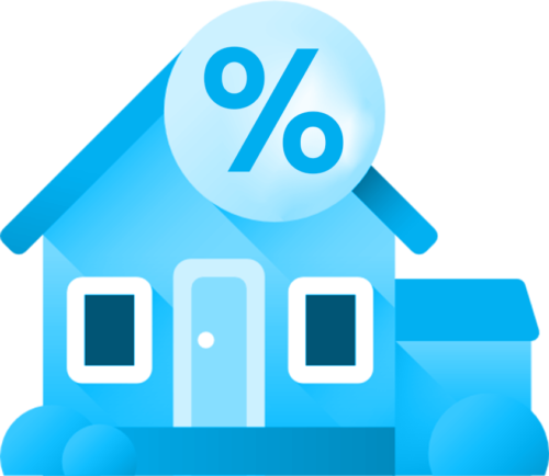 Mortgage Icon Mortgage icon blue 1