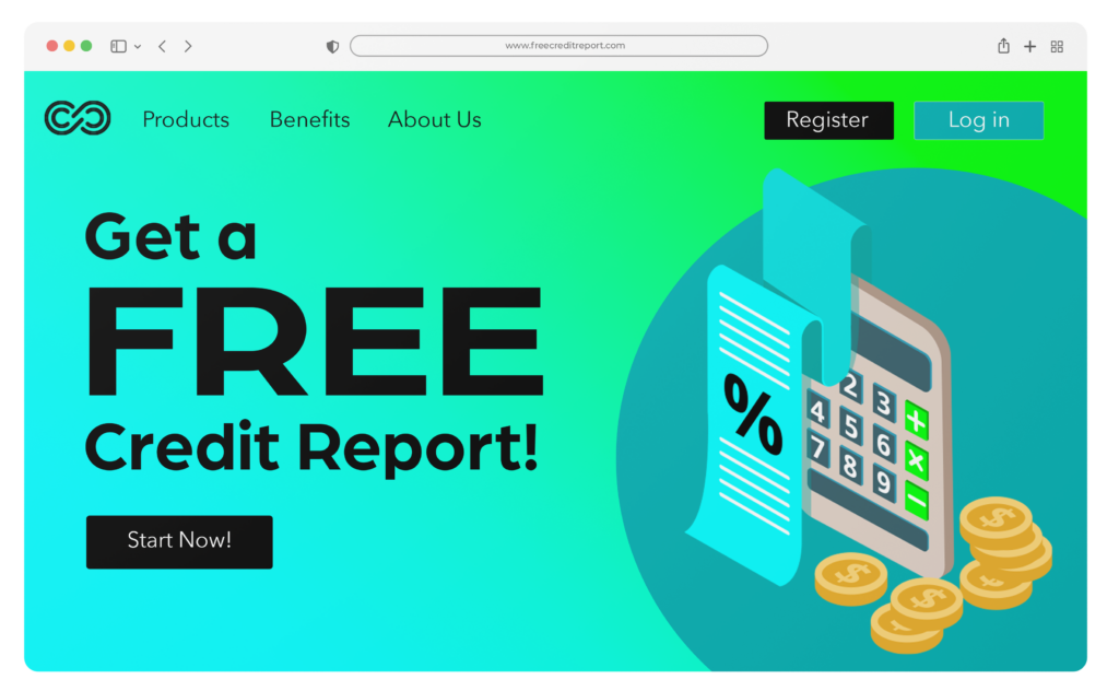 UDAAP compliance violation example exaggerated claims free Credit web sample 1 mockup