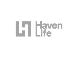 Haven Life grey logo