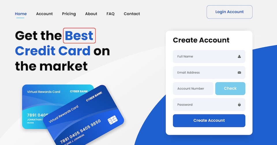 credit card website example for UDAAP Subjective Language using phrases like "the best"