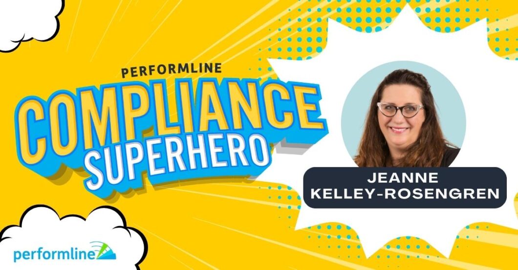 PerformLine Compliance Superhero November 2024 Jeanne Kelley-Rosengren