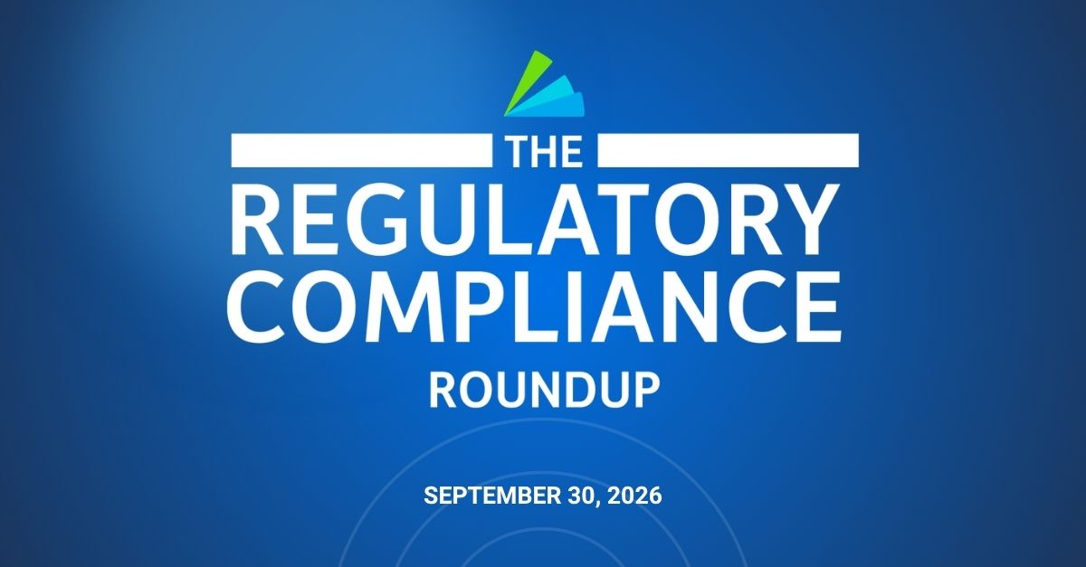 PerformLine's Regulatory Compliance Roundup - Sept 30 2026