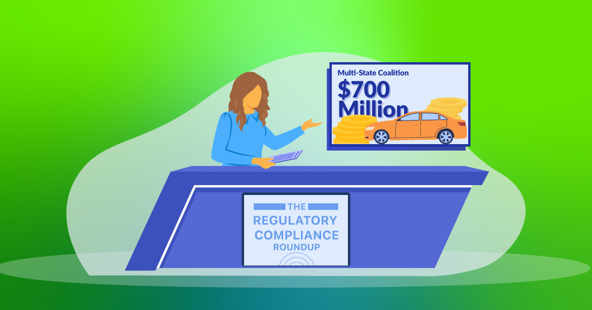 September regulatory compliance roundup reporting $700 million enforcement